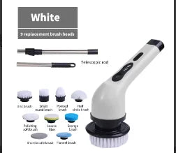 Scrubly™ Cordless Electric Spin Scrubber — 9-in-1 Power Cleaning Kit