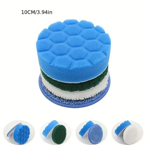 8PCS Replaceable Brush Heads Accessory Kit, Suitable for Electric Rotary Scrubbers, Cleaning Accessories, Supplies